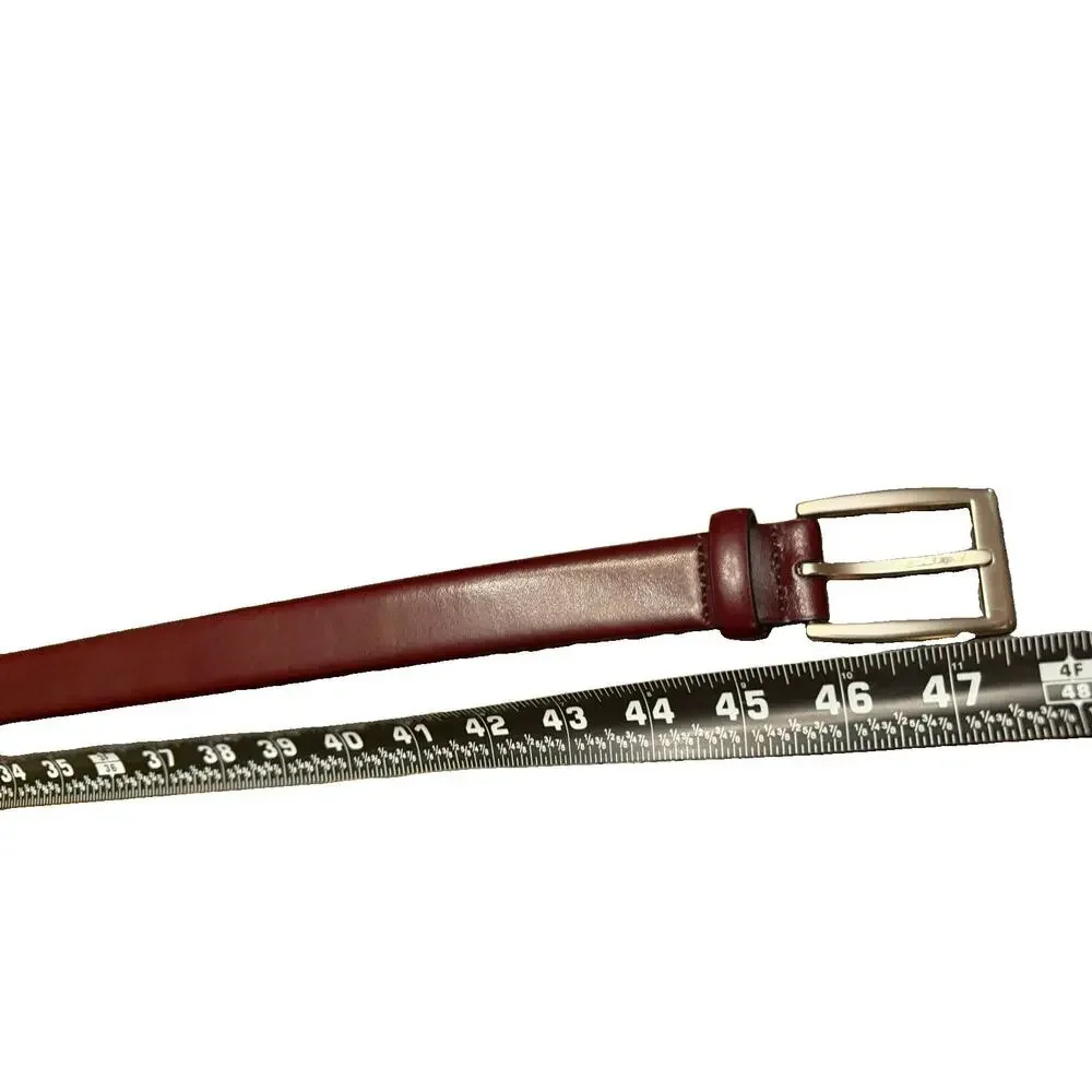 JOS A BANK Genuine Leather Dress Belt Men’s Size 42 Cognac Brown Classic 3821